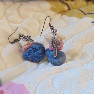 “Cactaculous" Southwestern earrings